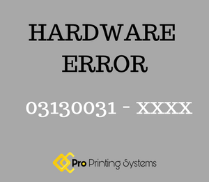 Hardware error 03130031 graphic