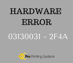 HARDWARE ERROR 03130031-2F4A image